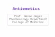 Antiemetics Prof. Hanan Hagar Pharmacology Department College of Medicine