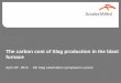 The carbon cost of Slag production in the blast furnace April 16 th, 2015 4th Slag valorization symposium Leuven