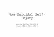 Non-Suicidal Self-Injury Jessica Shaffer, MSW,LISW-S Cassie Oliver, MSW, LISW-S