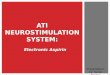 ATI NEUROSTIMULATION SYSTEM: Presentation by: Sarah Borges Electronic Aspirin