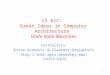 CS 61C: Great Ideas in Computer Architecture Finite State Machines Instructors: Krste Asanovic & Vladimir Stojanovic cs61c/sp15