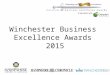 Winchester Business Excellence Awards 2015. Catherine Turness BID Manager
