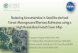 Reducing Uncertainties in Satellite-derived Forest Aboveground Biomass Estimates using a High Resolution Forest Cover Map PI: Sangram Ganguly (BAERI/NASA