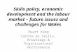 Skills policy, economic development and the labour market – future issues and challenges for Wales Ewart Keep Centre on Skills, Knowledge & Organisational