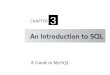 A Guide to MySQL 3. 2 Objectives Start MySQL and learn how to use the MySQL Reference Manual Create a database Change (activate) a database Create tables