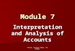 FSA Dr. Varadraj Bapat, IIT Mumbai Module 7 Interpretation and Analysis of Accounts