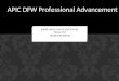 Preparing for the CBIC Test APIC DFW Professional Advancement