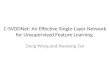 C-SVDDNet: An Effective Single-Layer Network for Unsupervised Feature Learning Dong Wang and Xiaoyang Tan