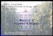 TEMPUS Programme Problem oriented Ecology and Biodiversity Module B Forest Ecology Saint Petersburg State University Faculty of Biology and Soil Sciences