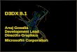 D3DX 8.1 Anuj Gosalia Development Lead DirectX ® Graphics Microsoft ® Corporation