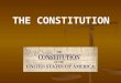 THE CONSTITUTION. The purpose of this chapter is to introduce you to the historical context within which the United States Constitution was written