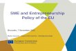 European Commission Enterprise and Industry SME and Entrepreneurship Policy of the EU European Commission Enterprise and Industry Marko Curavić – Head