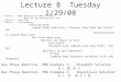 Lecture 8 Tuesday 1/29/08 Block 1: Mole Balances on PFRs and PBRs Must Use the Differential Form Block 2: Rate Laws Block 3: Stoichiometry Pressure Drop: