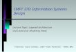 CMPT 370: Information Systems Design Instructor: Curtis Cartmill, Simon Fraser University – Summer 2003 Lecture Topic: Layered Architecture Class Exercise:
