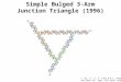 Simple Bulged 3-Arm Junction Triangle (1996) J. Qi, X. Li, X. Yang & N.C. Seeman, J. Am. Chem. Soc., 118, 6121-6130 (1996)