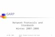 Jan 08, 2008CS573: Network Protocols and Standards1 GARP Network Protocols and Standards Winter 2007-2008