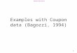 Msam07, Albert Satorra 1 Examples with Coupon data (Bagozzi, 1994)