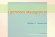 5-1Capacity Planning William J. Stevenson Operations Management 8 th edition