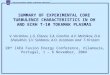 SUMMARY OF EXPERIMENTAL CORE TURBULENCE CHARACTERISTICS IN OH AND ECRH T-10 TOKAMAK PLASMAS V. Vershkov, L.G. Eliseev, S.A. Grashin. A.V. Melnikov, D.A