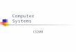 Computer Systems CS208. Major Components of a Computer System Processor (CPU) Runs program instructions Main Memory Storage for running programs and current