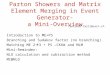 Parton Showers and Matrix Element Merging in Event Generator- a Mini-Overview Introduction to ME+PS Branching and Sudakov factor (no branching) Matching
