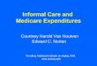 Informal Care and Medicare Expenditures Courtney Harold Van Houtven Edward C. Norton Funding: National Institute on Aging, NIH, R03 AG021485