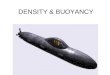 DENSITY & BUOYANCY. BUOYANCY BUOYANCY = the ability to float in a fluid. Examples of fluids = water, air BUOYANT FORCE = the upward force that acts on