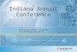 Indiana Annual Conference Christian Faith Formation Transforming the World