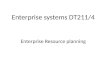 Enterprise systems DT211/4 Enterprise Resource planning