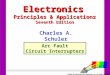 ©2008 The McGraw-Hill Companies, Inc. All rights reserved. Electronics Principles & Applications Seventh Edition Arc Fault Circuit Interrupters Charles