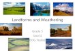 Landforms and Weathering Grade 5 Goal 2 EOG Tested