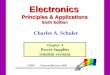 Electronics Principles & Applications Sixth Edition Chapter 4 Power Supplies (student version) ©2003 Glencoe/McGraw-Hill Charles A. Schuler