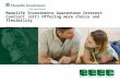 Manulife Investments Guaranteed Interest Contract (GIC) Offering more choice and flexibility Advisor Overview