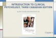 Chapter 5 INTRODUCTION TO CLINICAL PSYCHOLOGY, THIRD CANADIAN EDITION by John Hunsley and Catherine M. Lee