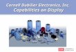 Cornell Dubilier Electronics, Inc. Capabilities on Display Capabilities on Display