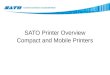 SATO Printer Overview Compact and Mobile Printers