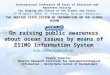 THE UNIFIED STATE SYSTEM OF INFORMATION ON THE GLOBAL OCEAN On raising public awareness about ocean issues by means of ESIMO Information System 