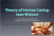 Watson defined nursing “as a human science of persons and human health—illness experiences that are mediated by professional, personal, scientific, esthetic,