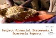Project Financial Statements & Quarterly Reports Feb. 2012