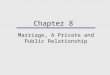 Chapter 8 Marriage, A Private and Public Relationship