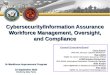Cybersecurity/Information Assurance Workforce Management, Oversight, and Compliance Chris Kelsall DON CIO, Director, Cyber/IT Workforce Ray Letteer HQMC