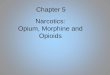 Chapter 5 Narcotics: Opium, Morphine and Opioids