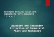 RIVERINA SEALING SOLUTIONS INDUSTRIAL ANTI-ABRASIVE “ I.A.A.™” Abrasion and Corrosion Protection of Industrial Plant and Machinery