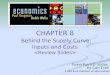 CHAPTER 8 Behind the Supply Curve: Inputs and Costs PowerPoint® Slides by Can Erbil © 2004 Worth Publishers, all rights reserved