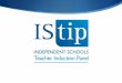 Teacher Training in Schools Judith Fenn, Executive Director, IStip judith.fenn@istip.co.uk