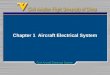 Chapter 1 Aircraft Electrical System. Chapter 1 Aircraft Electrical system Electrical component Storage Battery DC & AC Generator Control and Protection