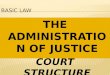 THE ADMINISTRATION OF JUSTICE COURT STRUCTURE. The American Court Structure THE U.S. HAS A DUAL COURT SYSTEM. DUAL COURT ONE SYSTEM OF STATE AND LOCAL