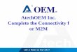 Link & Power up Your Life !! AtechOEM Inc. Complete the Connectivity for M2M