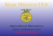 New Mexico FFA Agricultural Mechanics Career Development Event Concrete and Masonry