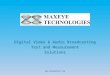 Digital Video & Audio Broadcasting Test and Measurement Solutions 